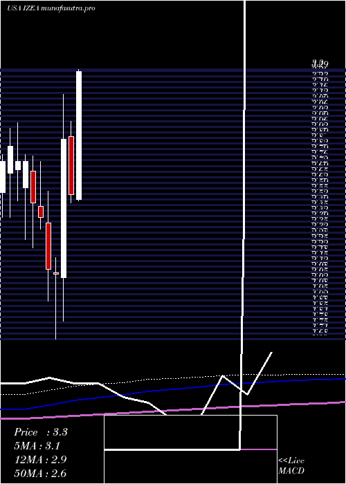 monthly chart IzeaWorldwide