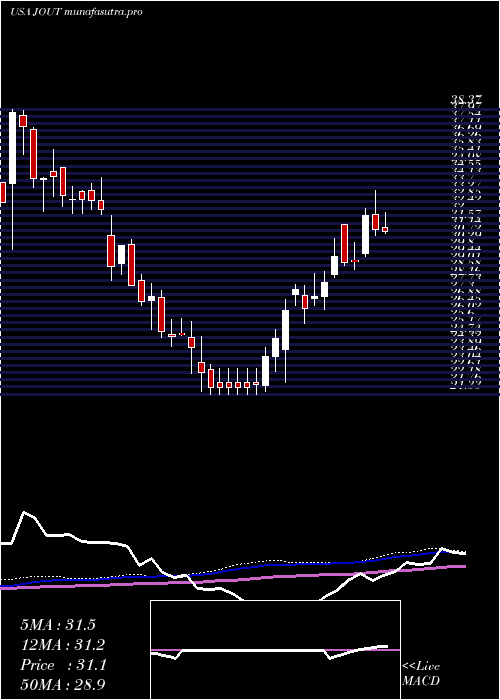 weekly chart JohnsonOutdoors