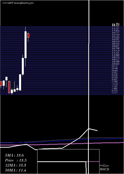 monthly chart KoreaElectric