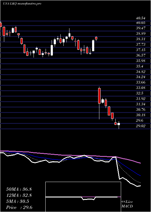 Daily chart LkqCorporation