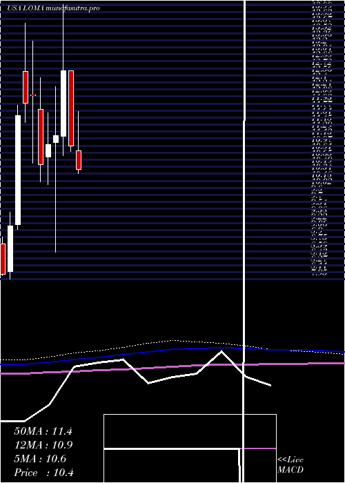monthly chart LomaNegra