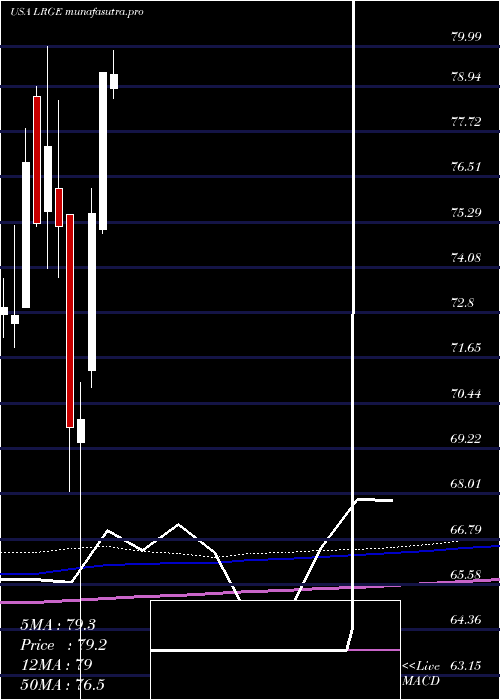 monthly chart ClearbridgeLarge