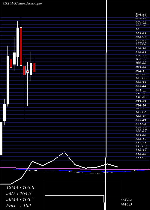 monthly chart MasimoCorporation