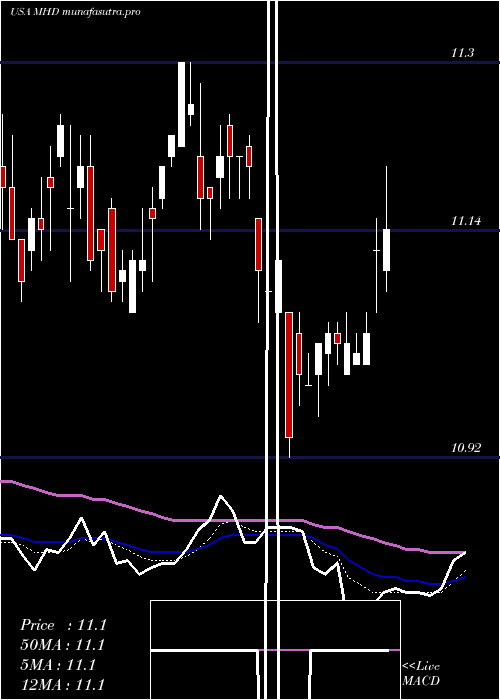  Daily chart BlackrockMuniholdings