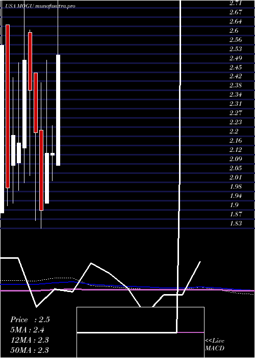 monthly chart MoguInc