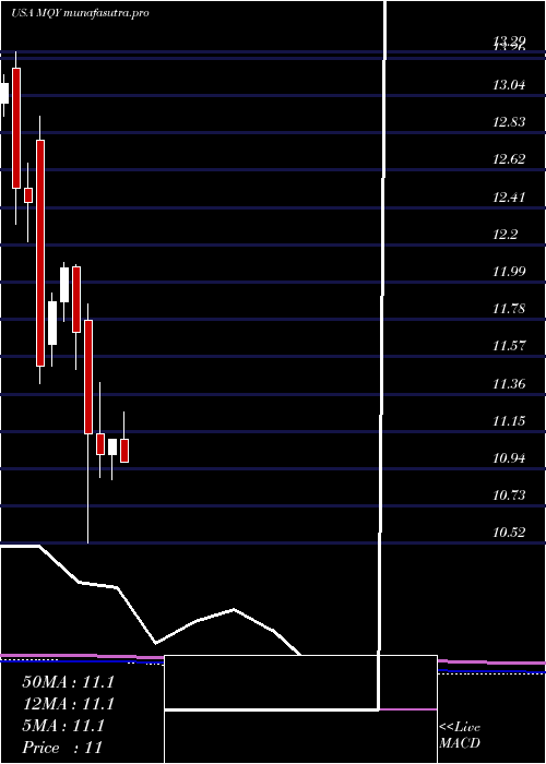 monthly chart BlackrockMuniyield