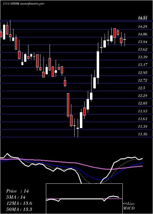 Daily chart MeridianCorporation