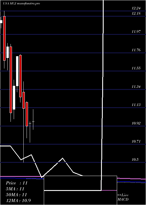 monthly chart BlackrockMuniholdings