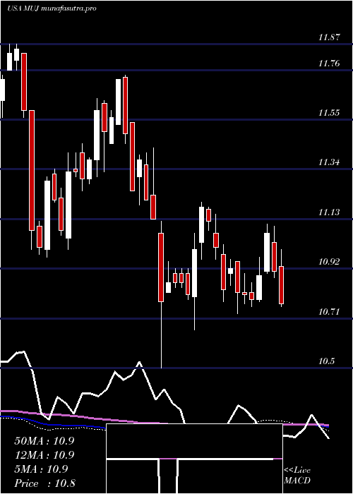 weekly chart BlackrockMuniholdings