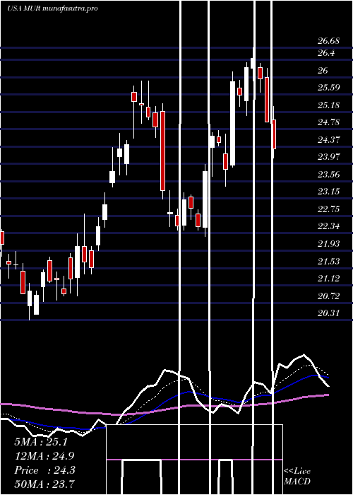 Daily chart MurphyOil