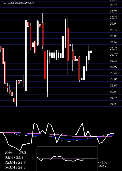 weekly chart MuellerWater