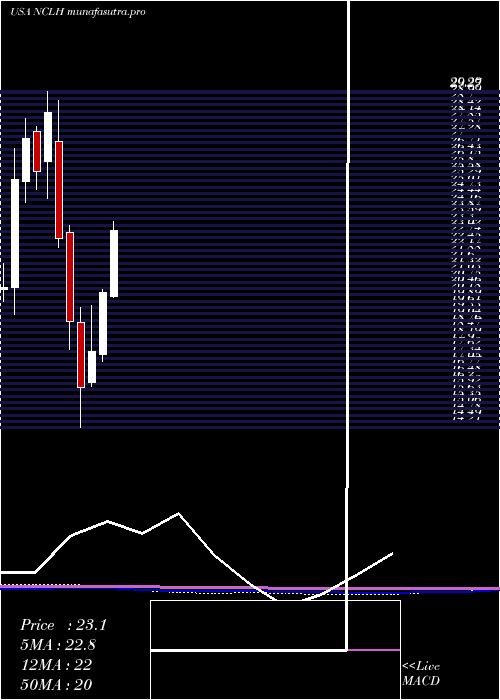 monthly chart NorwegianCruise