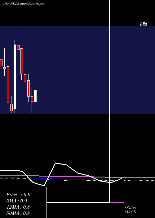 monthly chart NoodlesCompany