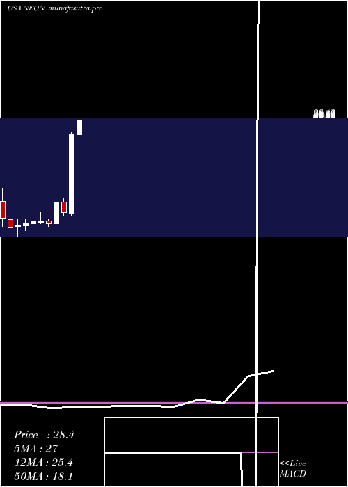 monthly chart NeonodeInc