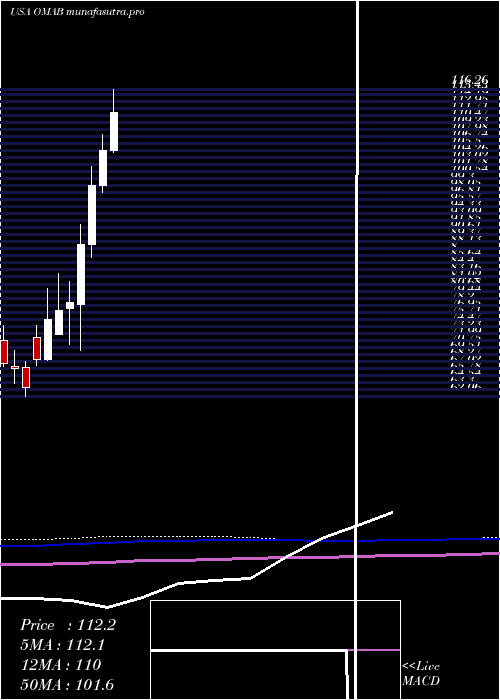 monthly chart GrupoAeroportuario