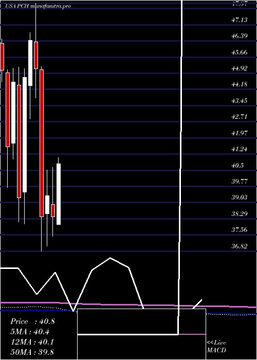 monthly chart PotlatchdelticCorporation