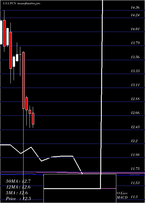 monthly chart PimcoCorporate
