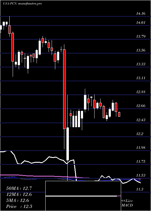weekly chart PimcoCorporate