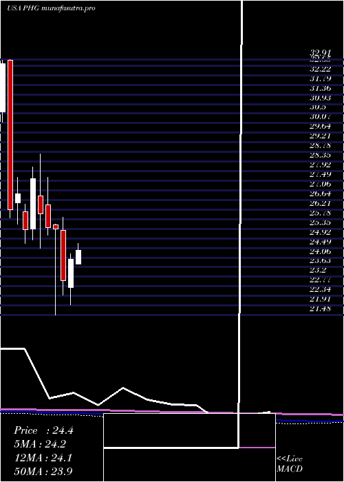 monthly chart KoninklijkePhilips