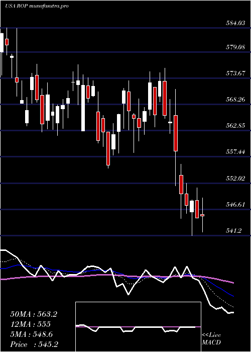 Daily chart RoperTechnologies