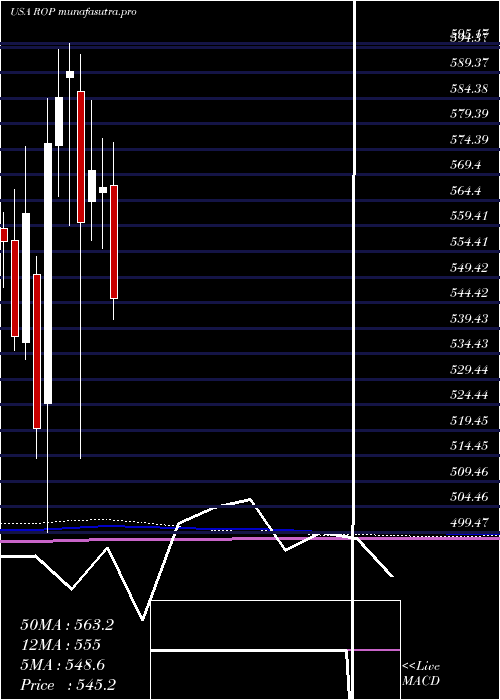 monthly chart RoperTechnologies