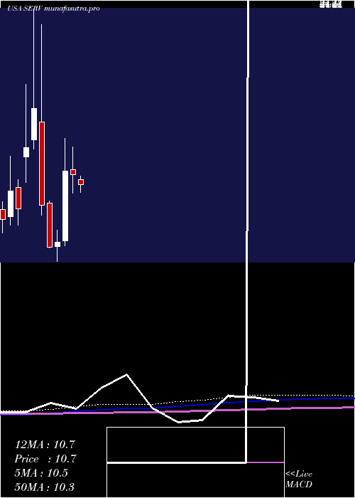 monthly chart ServicemasterGlobal