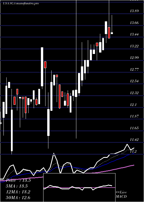 Daily chart SagaCommunications