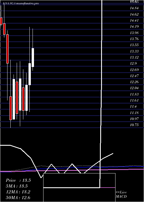 monthly chart SagaCommunications
