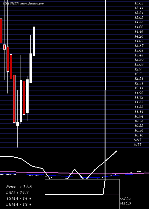monthly chart ShenandoahTelecommunications