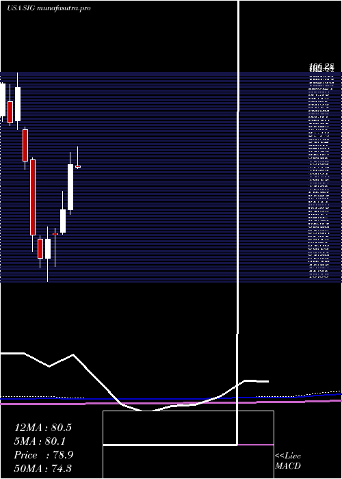 monthly chart SignetJewelers