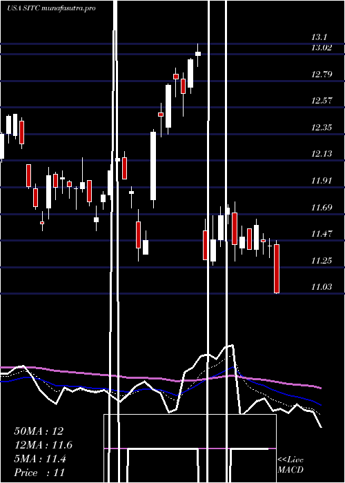 Daily chart SiteCenters
