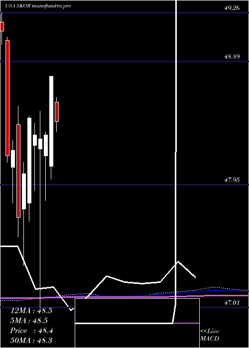 monthly chart FlexsharesCredit