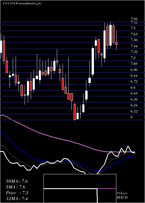 Daily chart SynchronossTechnologies