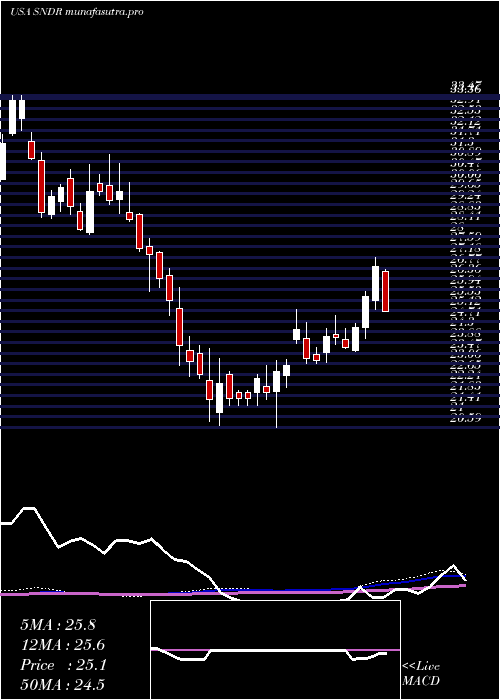 weekly chart SchneiderNational