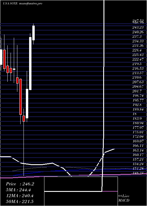 monthly chart IsharesPhlx