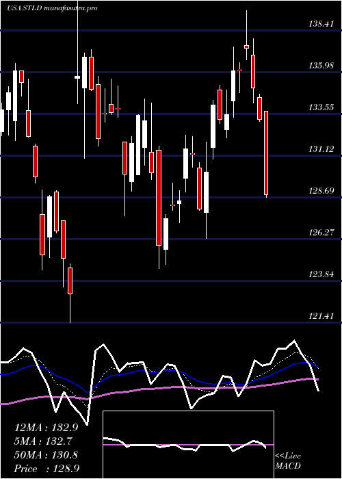 Daily chart SteelDynamics