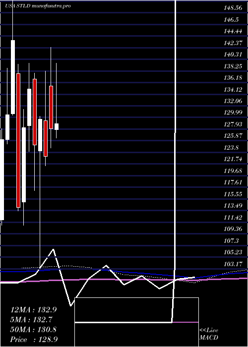 monthly chart SteelDynamics