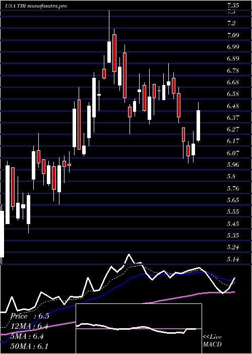 Daily chart TrueblueInc