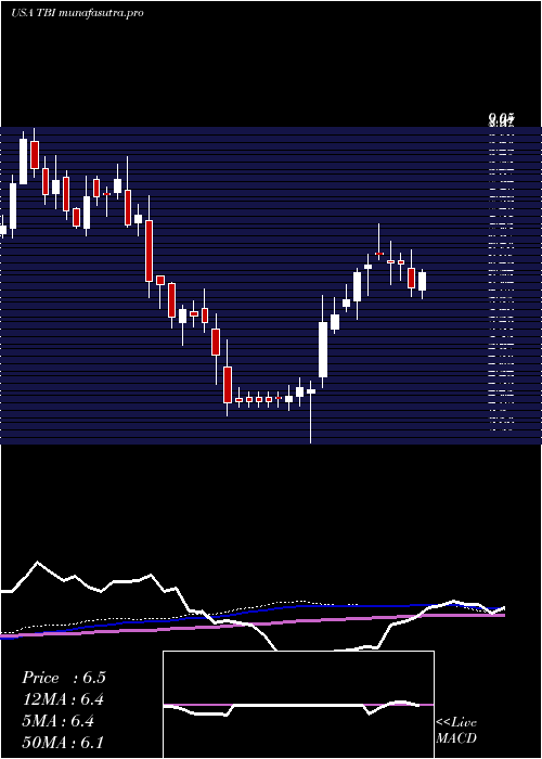 weekly chart TrueblueInc