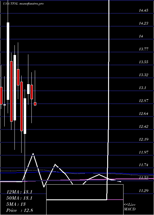 monthly chart TfsFinancial