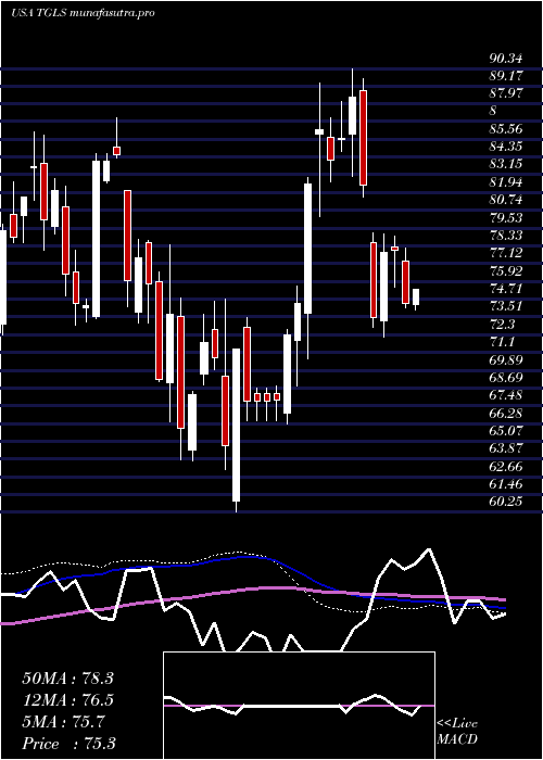 weekly chart TecnoglassInc