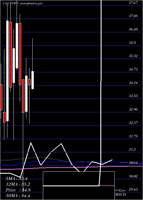 monthly chart TowneBank