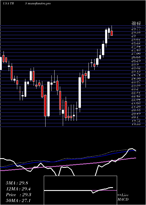 weekly chart TrimasCorporation