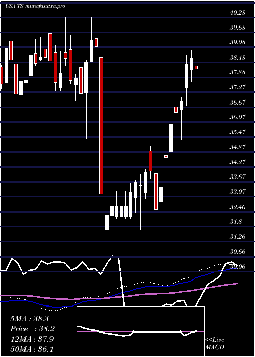 weekly chart TenarisS