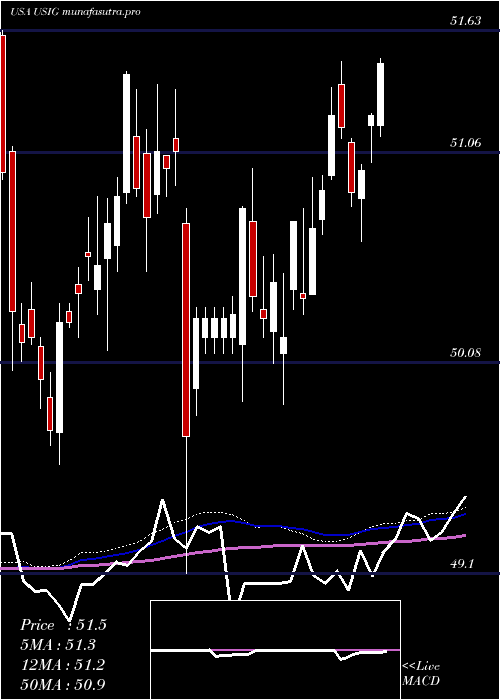  weekly chart IsharesBroad
