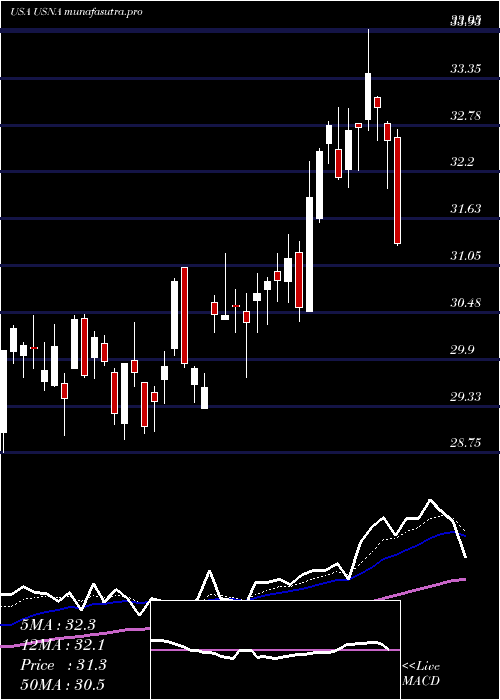 Daily chart UsanaHealth