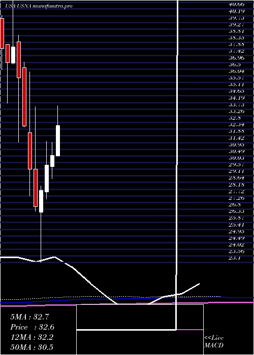 monthly chart UsanaHealth