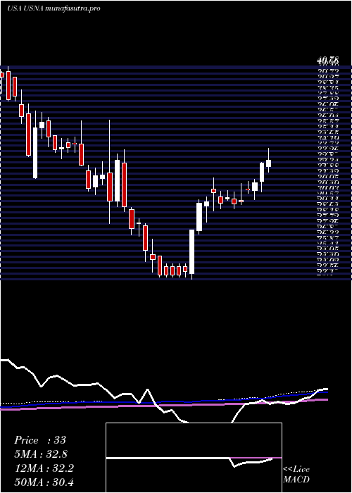 weekly chart UsanaHealth