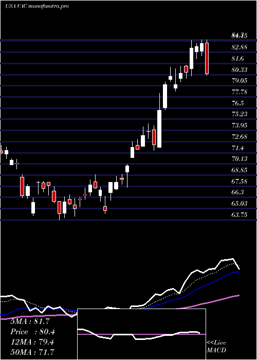 Daily chart MarriotVacations