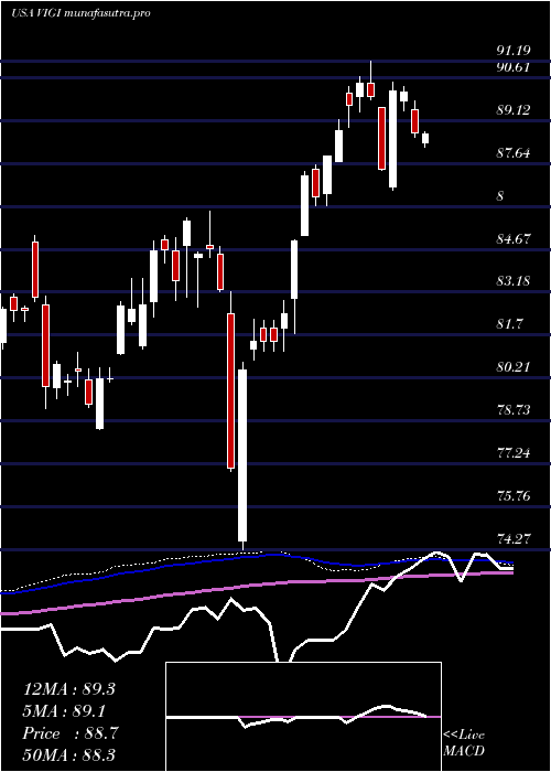 weekly chart VanguardInternational